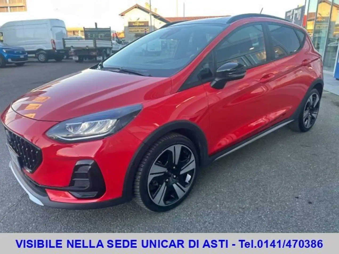Ford Fiesta Active 1.0 Ecoboost Hybrid 125 CV Rosso - 1