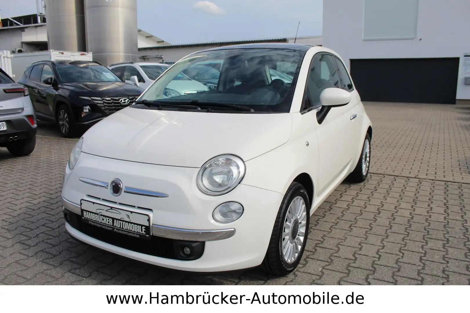 Fiat 500 1.4 Lounge~1.Hand~Leder~Panorama~Pdc~Shz~Shg Blanco - 2