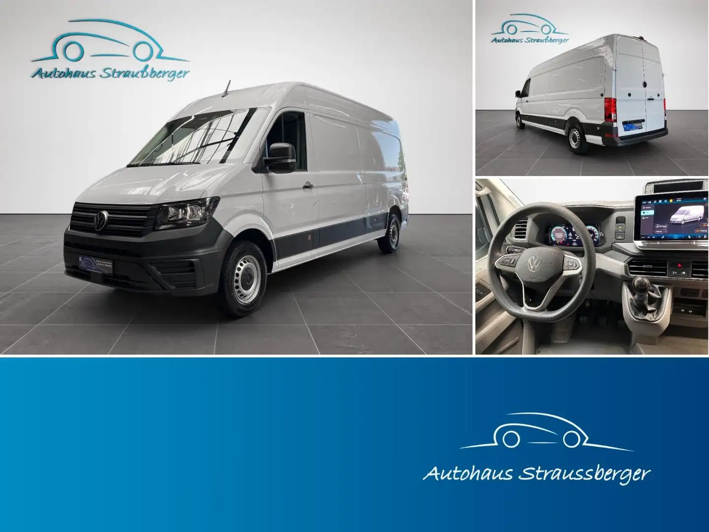 Volkswagen Crafter Kasten 35 lang Hochdach FWD SHZ RFK DAB+ Alb - 1