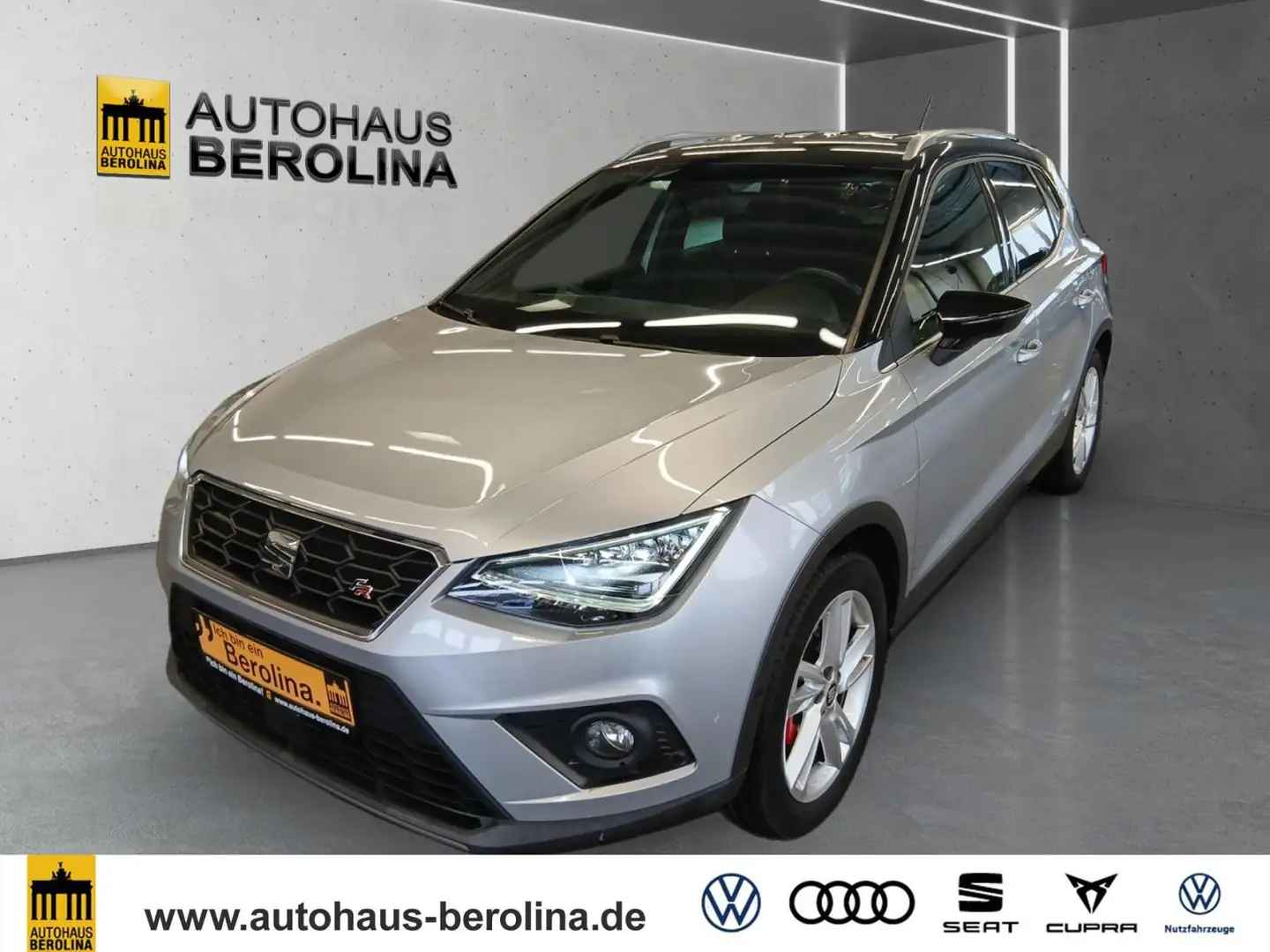 SEAT Arona 1.5 TSI FR DSG *ACC*NAV*BEATS*Vision+*SHZ* Silber - 1