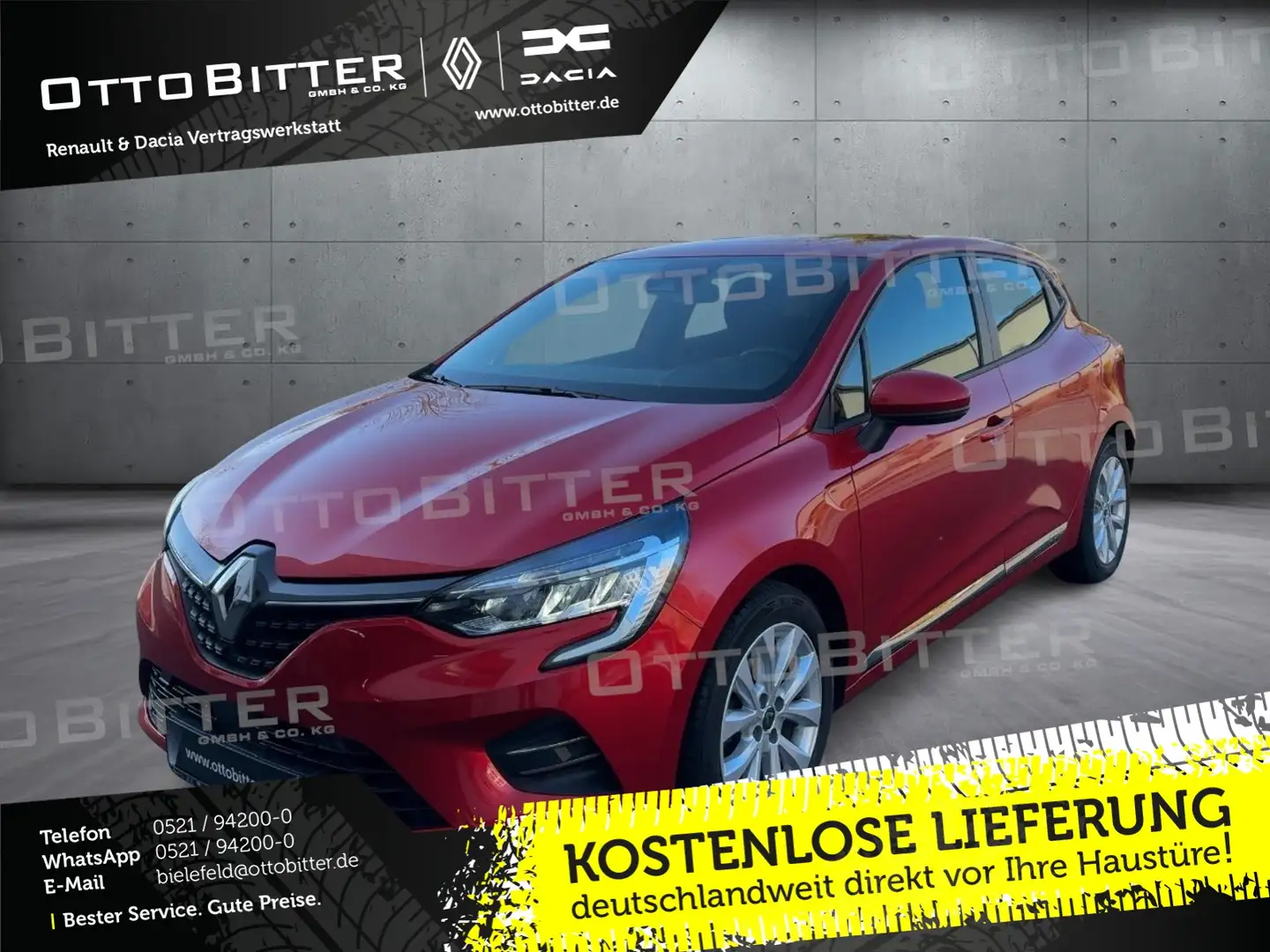 Renault Clio ZEN TCe100 LPG AUTOGAS EASY-LINK/ALLWETTERR Красный - 1