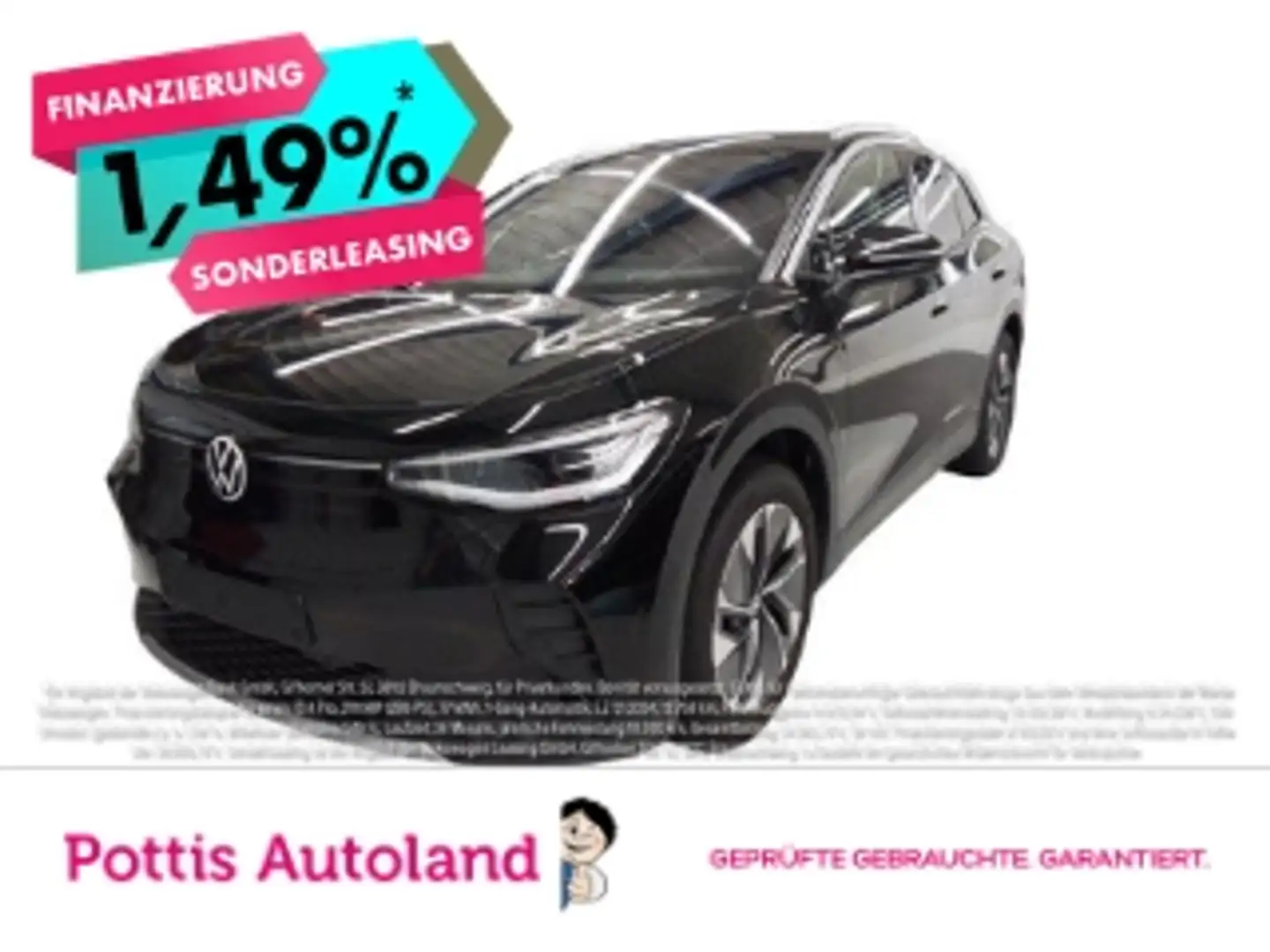 Volkswagen ID.4 PRO AHK NAVI IQ.LIGHT KAMERA HuD Schwarz - 1