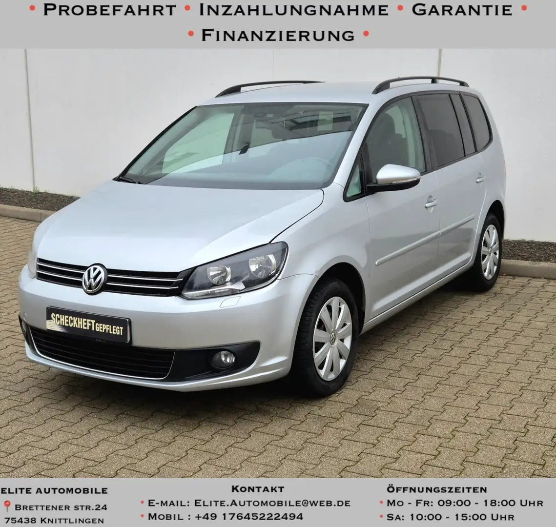 Volkswagen Touran 1.6 TDI Comfortline * 7 Sitzer Silber - 1