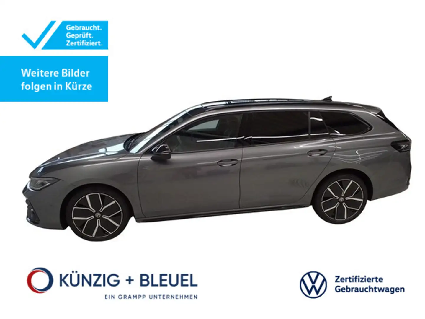 Volkswagen Passat Variant 2.0 TDI R-Line 4M NAVI*360°KAM*AH Grijs - 1