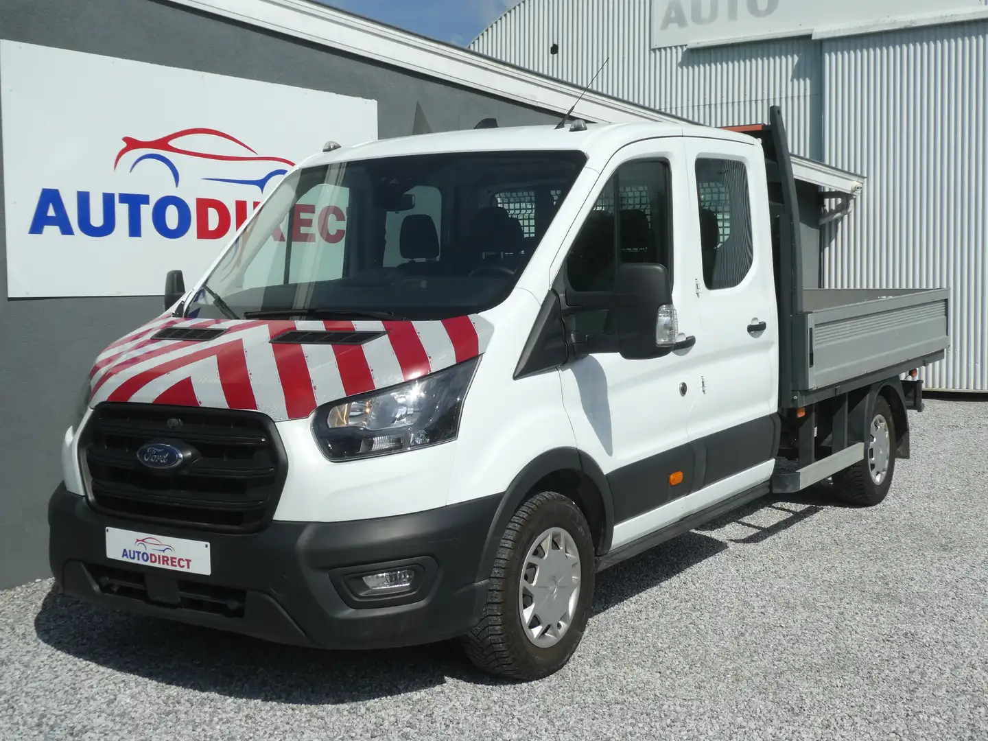 Ford Transit Pick-Up 2.0 TDCi 7places 49000Km L3 *23960+Tva* Blanc - 1