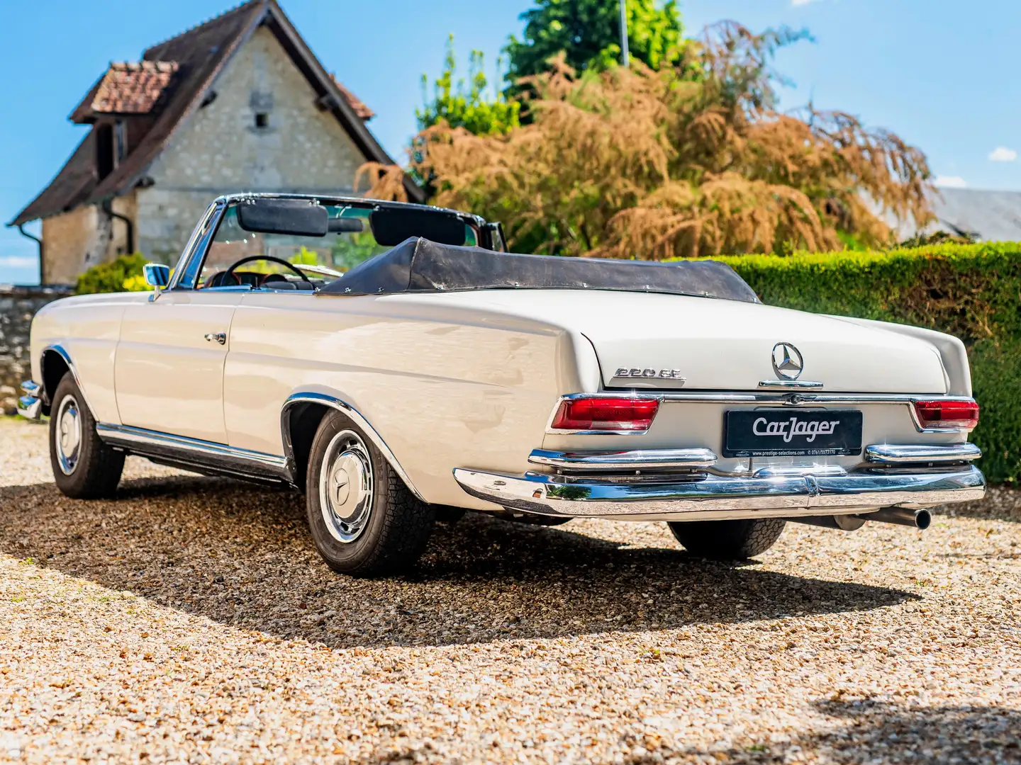 Mercedes-Benz 220 SE cabriolet w111 Bianco - 2