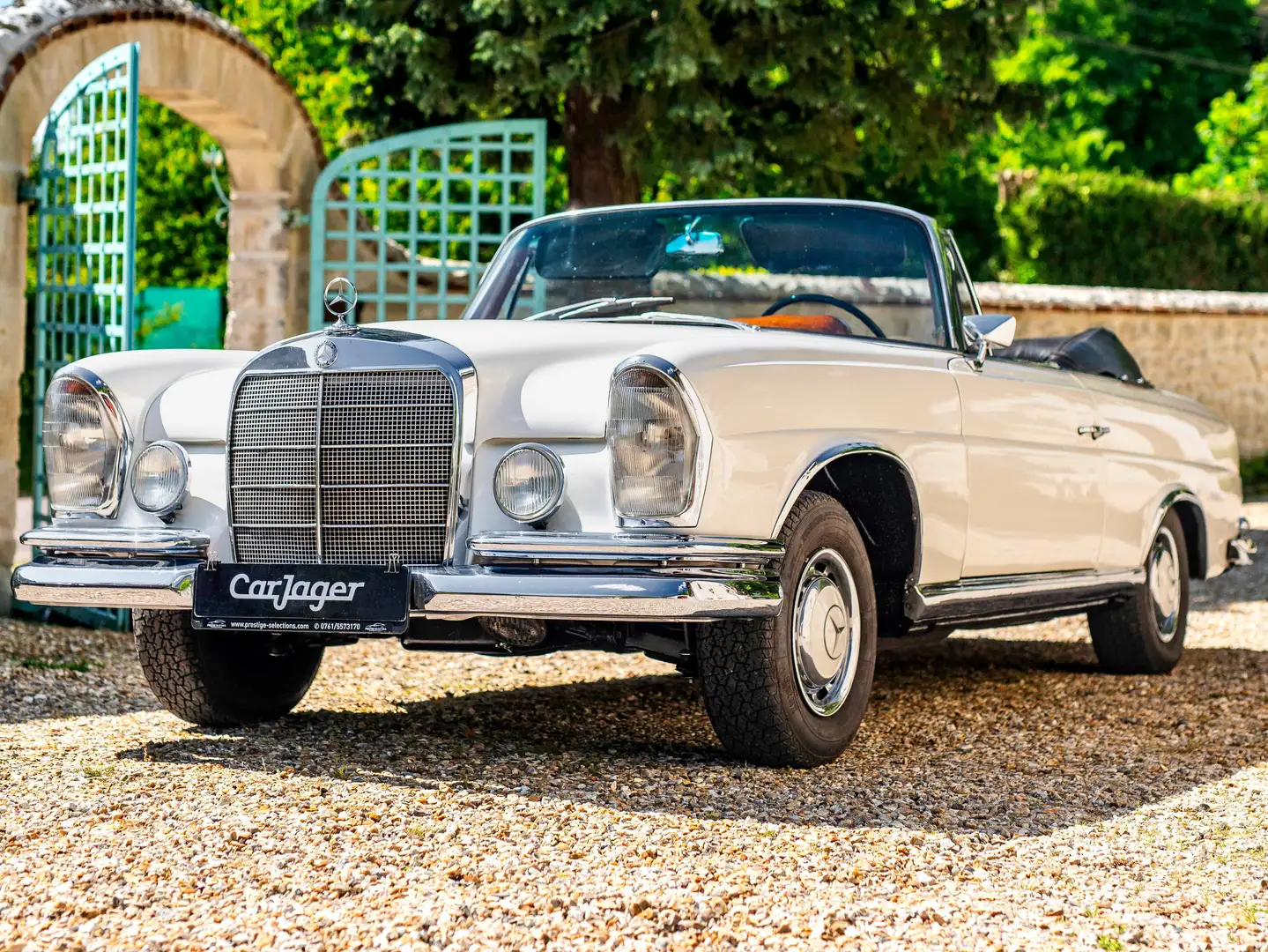 Mercedes-Benz 220 SE cabriolet w111 Bianco - 1