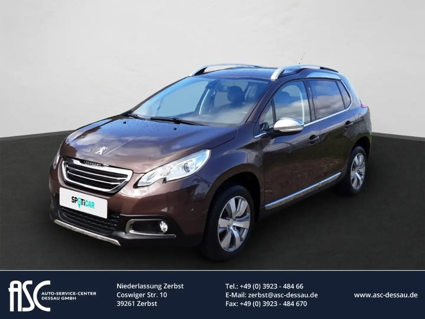 Peugeot 2008 ALLURE 120 Klimaautom.,Navi EPH vo+hi Braun - 1