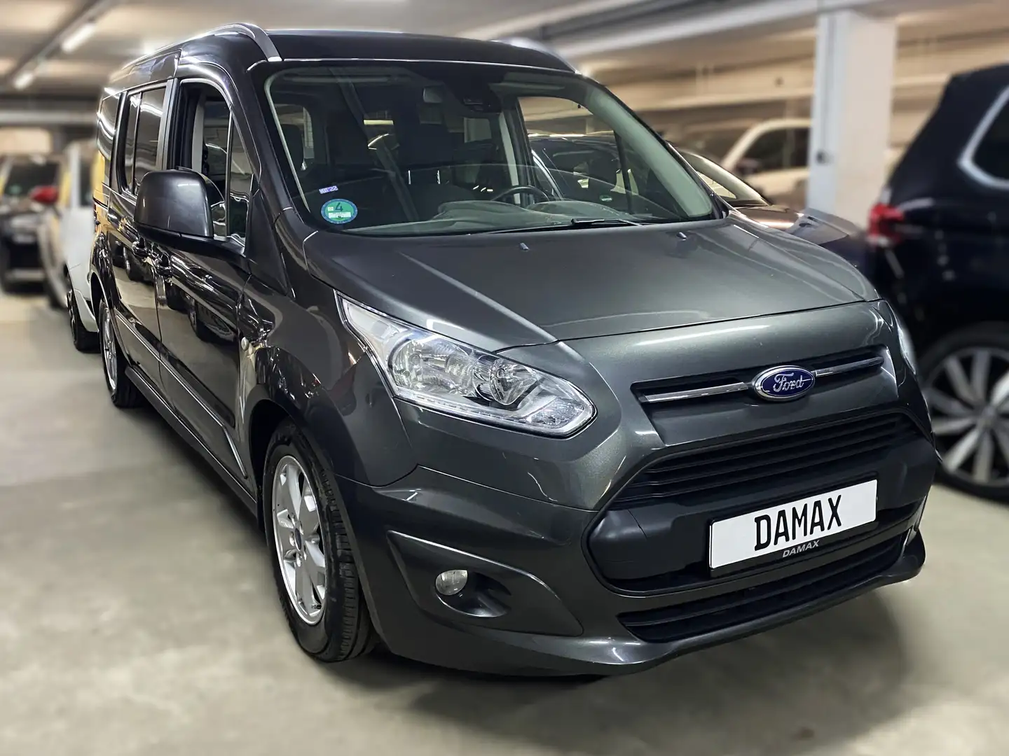 Ford Tourneo Connect Titanium*7 SITZER*PANO*ANHÄNGERKUPPLUNG Grau - 2
