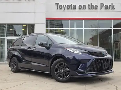 Blue 2025 Toyota Sienna Minivan All-Wheel Drive Automatic