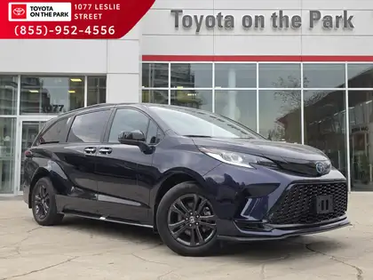Blue 2025 Toyota Sienna Minivan All-Wheel Drive Automatic