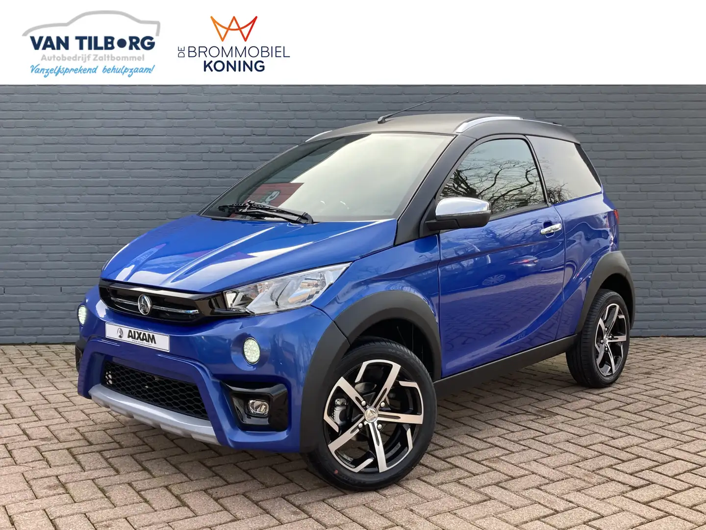 Aixam Crossover e-Crossover Premium Connect 7'' | Webasto | Hoge i Albastru - 1