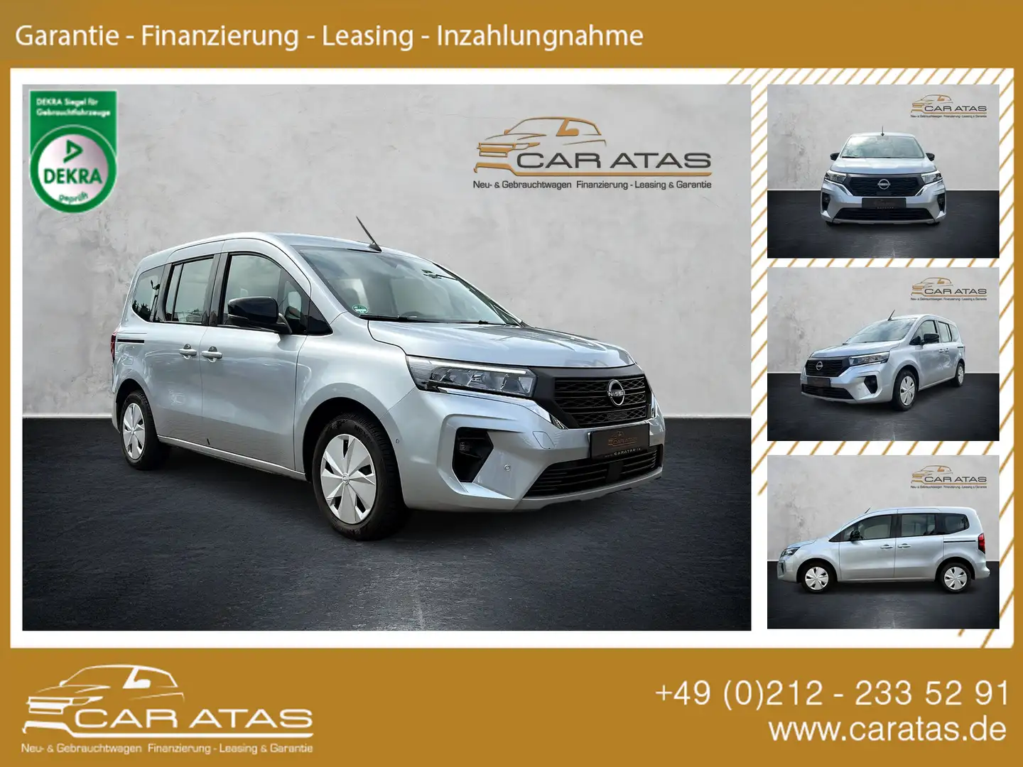 Nissan Townstar L1 N-Connecta Temp.RFK Garantie 05.2026 Gris - 1