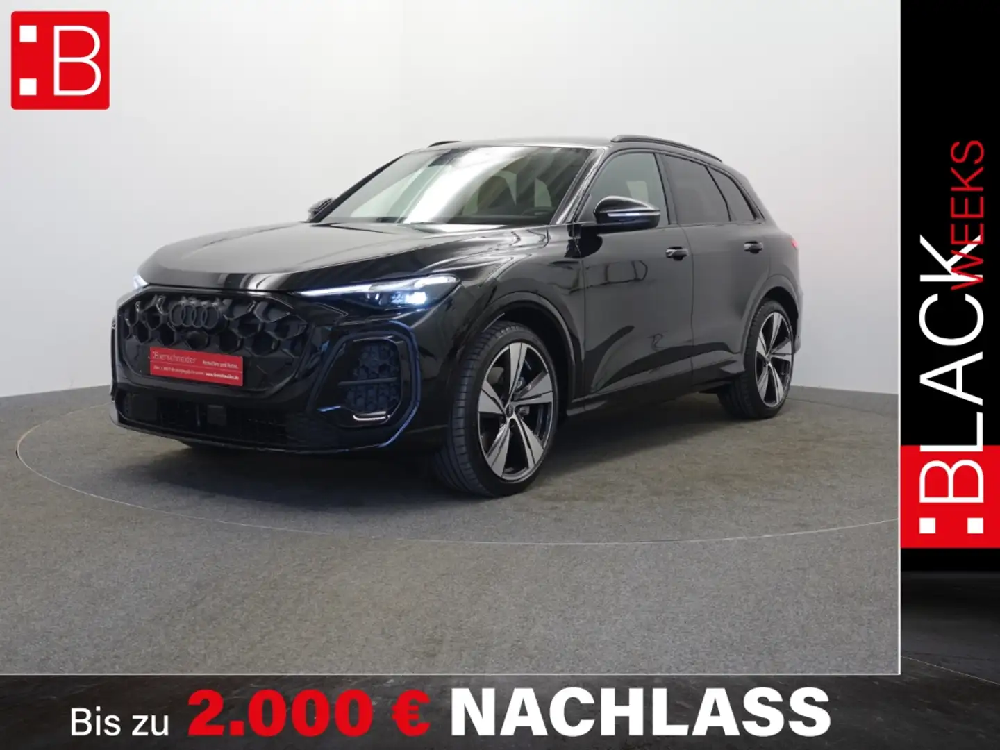 Audi Q5 2.0 TDI quattro s-tronic edition one s-line TECHPR Schwarz - 1