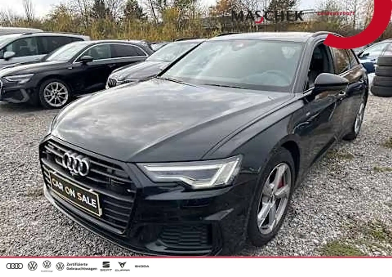 Audi A6 Avant S line 55 TFSI e AHK Matrix Pano HUD Memory Grau - 1