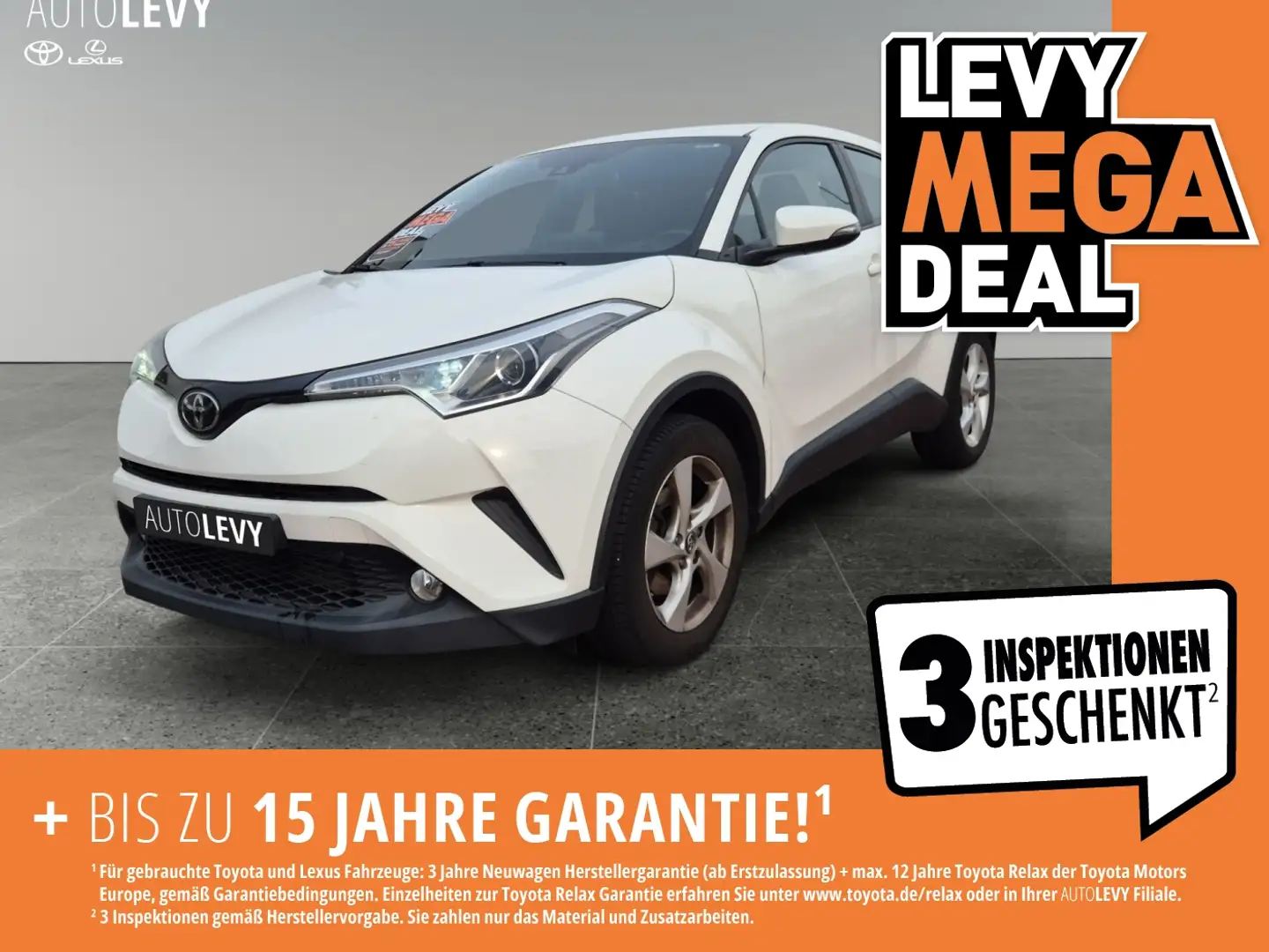 Toyota C-HR 1.2 Turbo Flow *RFK* Weiß - 1