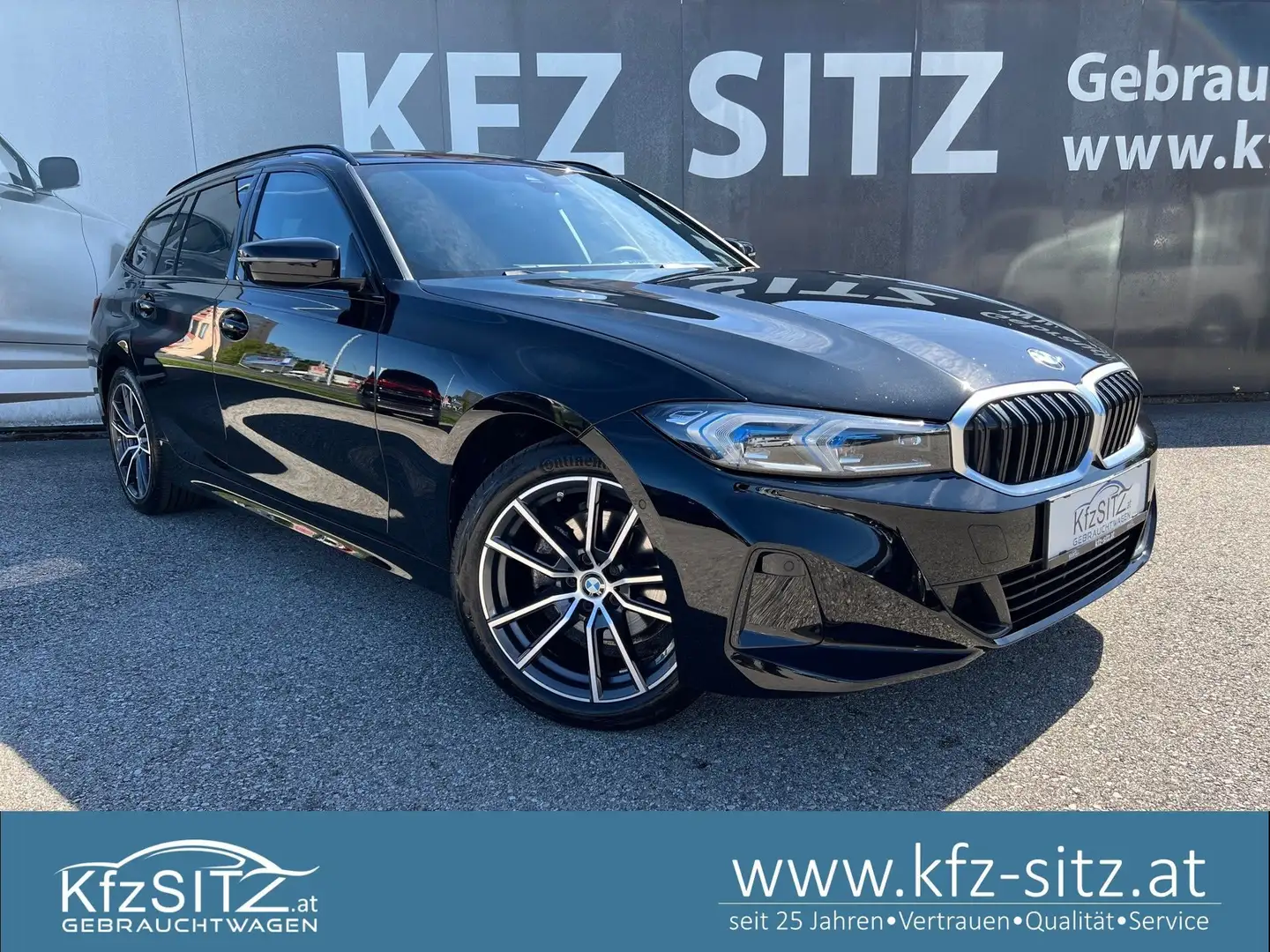 BMW 320 d 48 V Touring Aut. Schwarz - 1