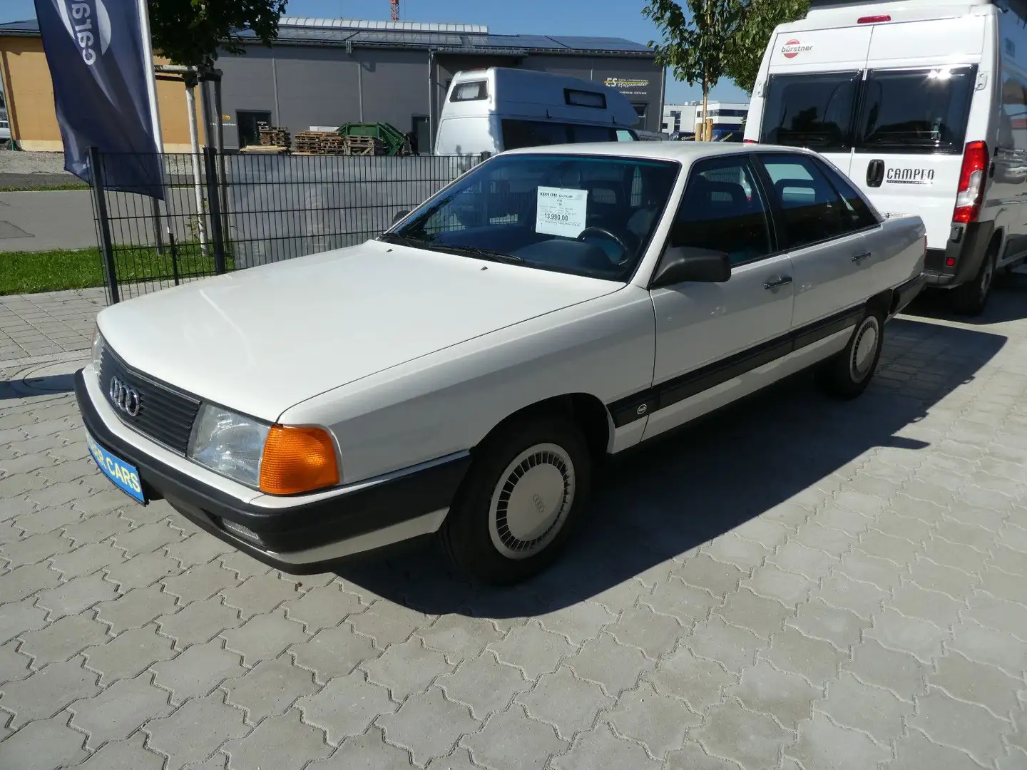 Audi 100 *1.Hand* Orig 34´km*H-Kennz* TÜV 8/26 White - 1