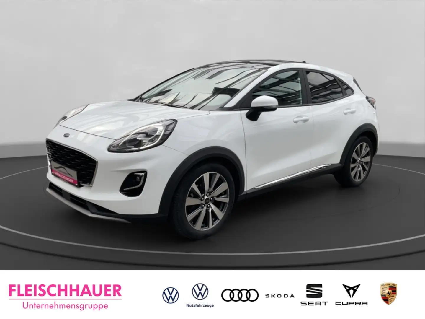 Ford Puma Titanium X 1.0 EcoBoost Mild Hybrid EU6d J2K (M-HY Weiß - 1