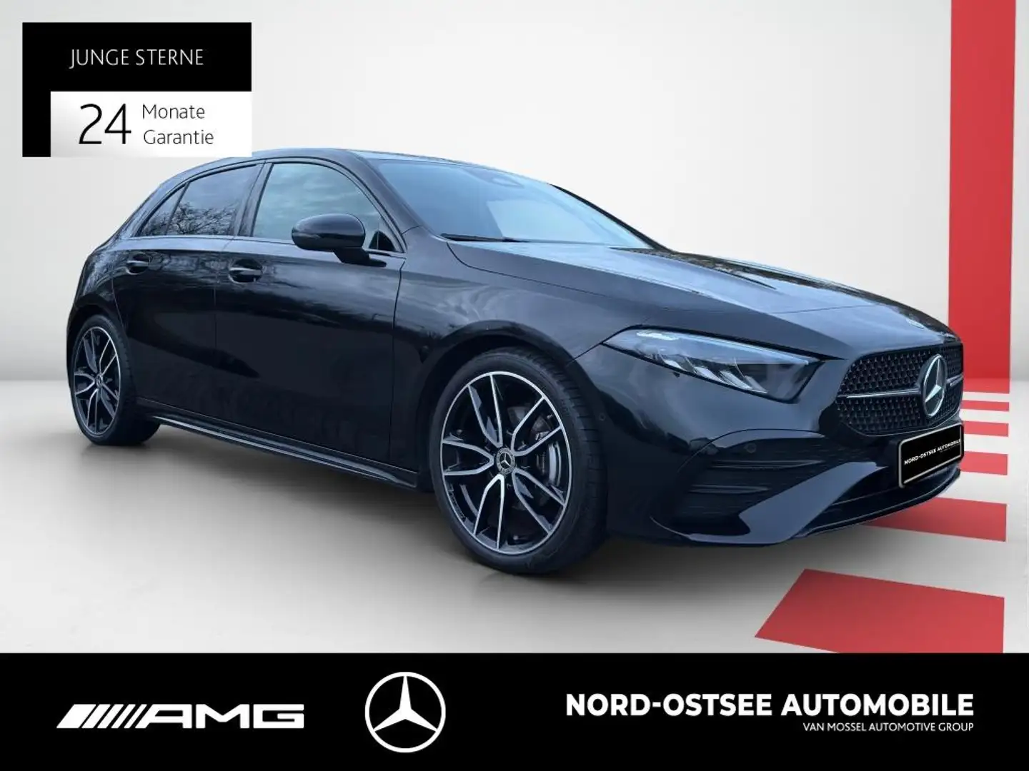 Mercedes-Benz A 200 AMG MBUX NIGHT SHZ KLIMA Schwarz - 2