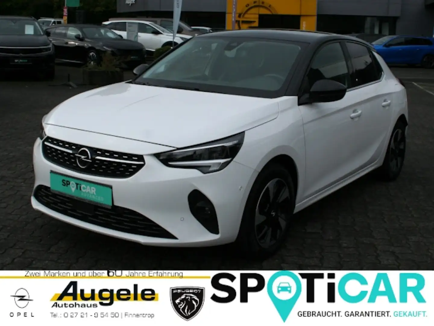 Opel Corsa-e Elegance, Kamera, Navigation, SOH 90,9%, PDC Weiß - 1