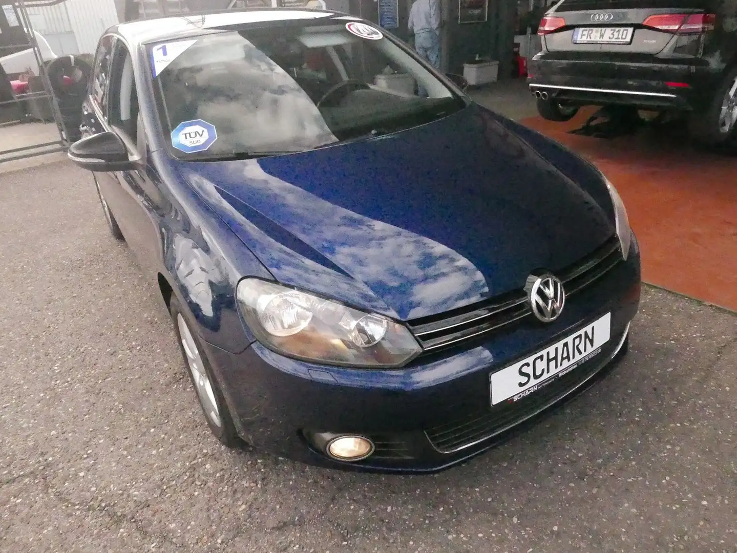 Volkswagen Golf VI Style1-Hand,Scheckheftge.AHK,TOP !!! Azul - 2