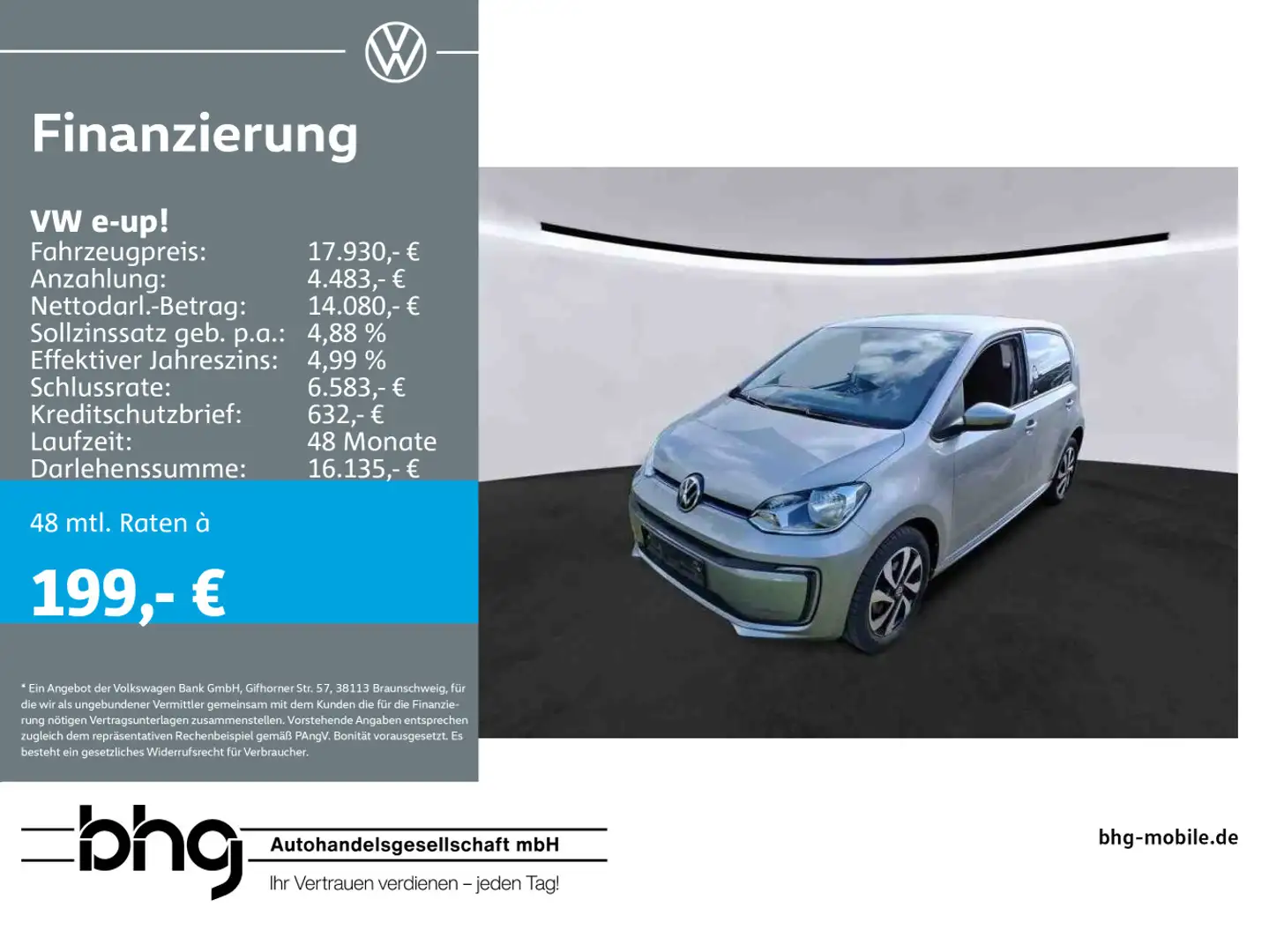 Volkswagen e-up! e-up Silber - 1