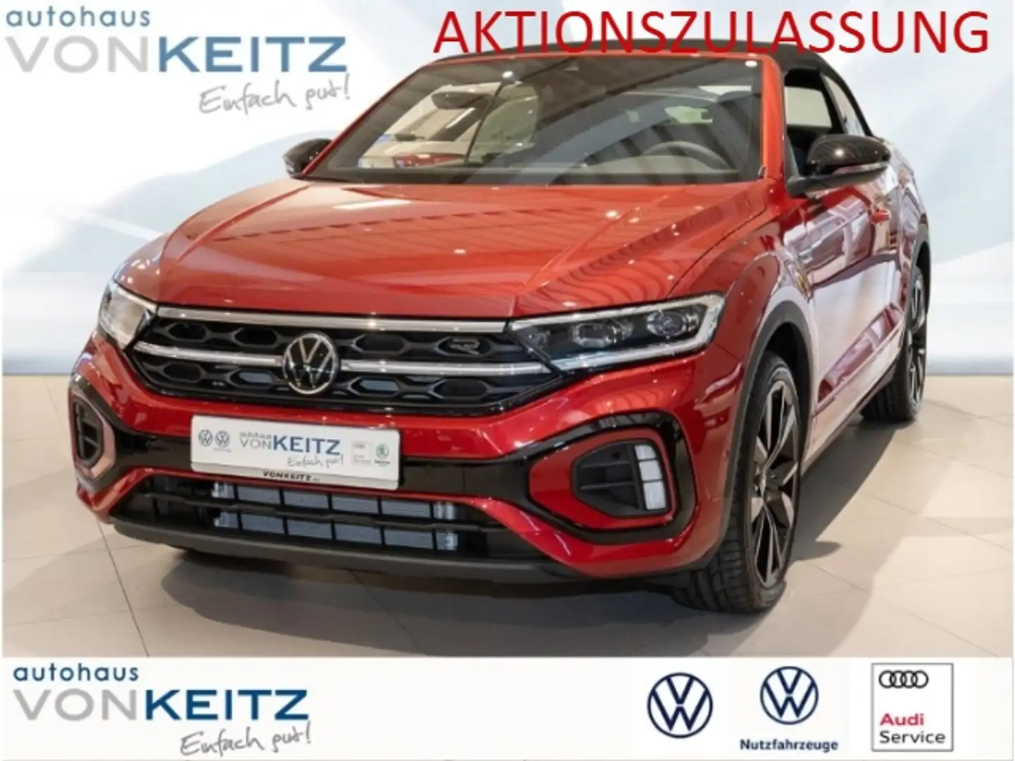 Volkswagen T-Roc Cabriolet R-Line 1.5 TSI DSG Rot - 1