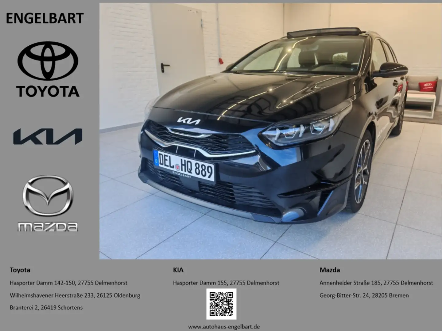 Kia Ceed SW / cee'd SW Spirit 1.5T Technik-Paket Glasdach Schwarz - 1