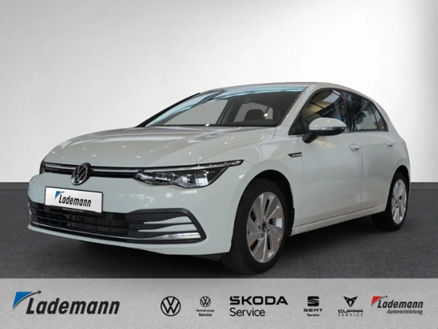 Volkswagen Golf VIII 1.5 TSI STYLE LED+NAVI+ACC+MASSAGE+PDC Weiß - 1