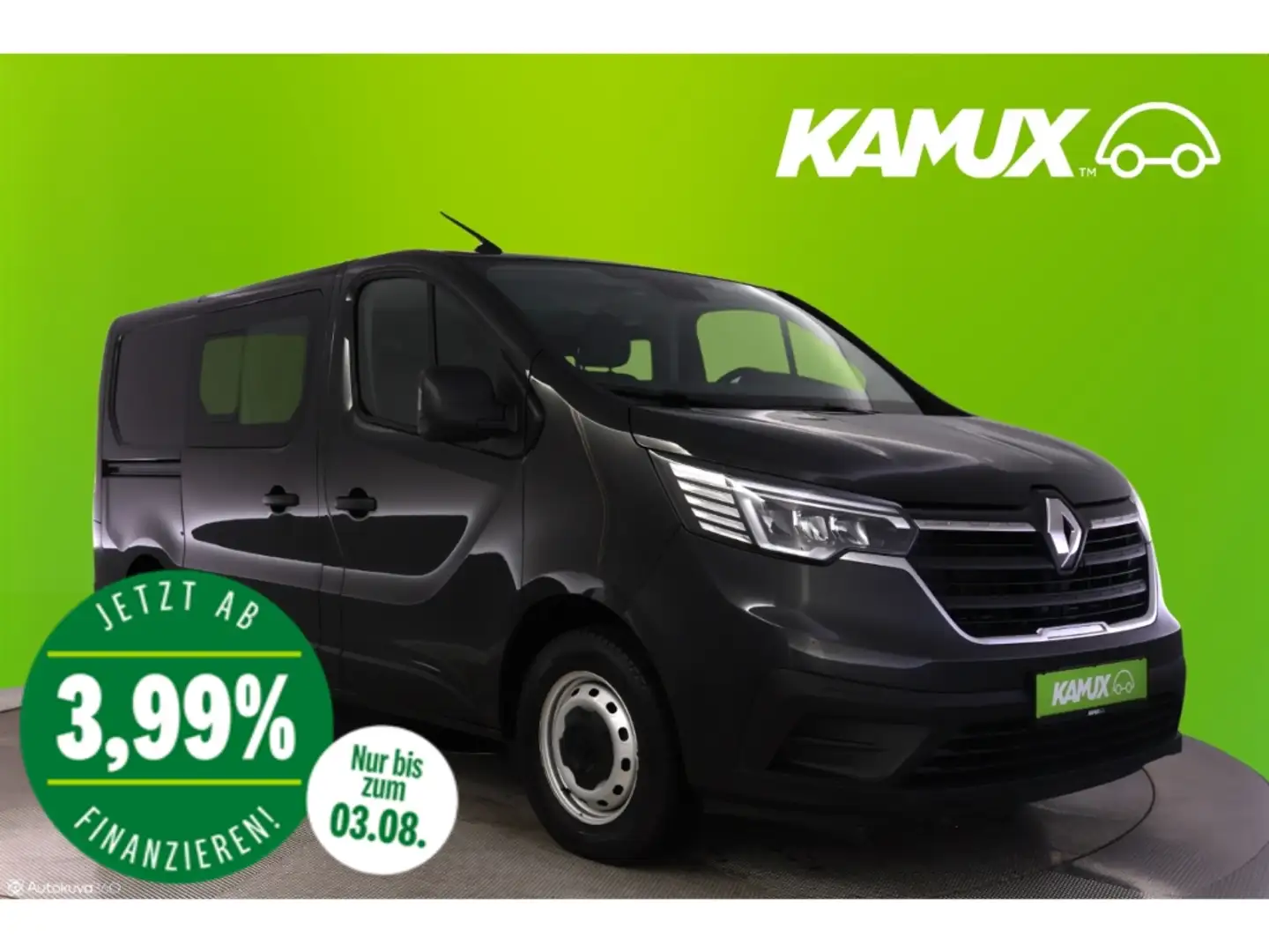 Renault Trafic 2.0BdCi 150 L1H1 Komfort+KLIMA+AHK+PDC Zwart - 1