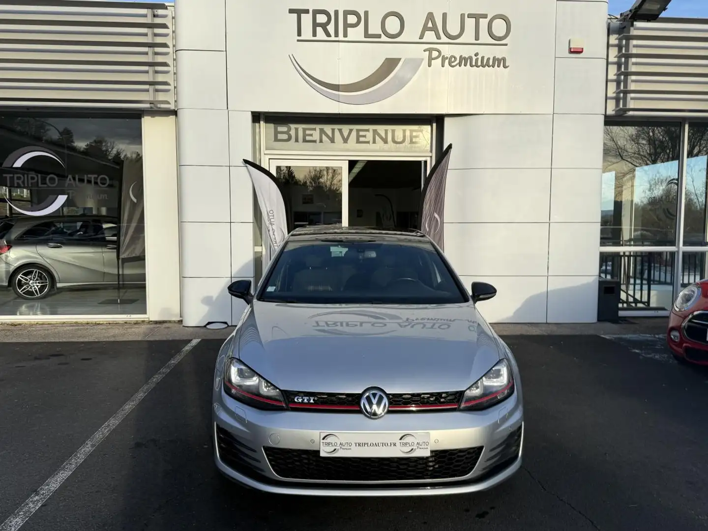 Volkswagen Golf Golf GTI 2.0 16V TSI BlueMotion - 230 BERLINE GTI Performance SUIVI COMPLET AVEC FACTURES + RADAR AR Gris - 2