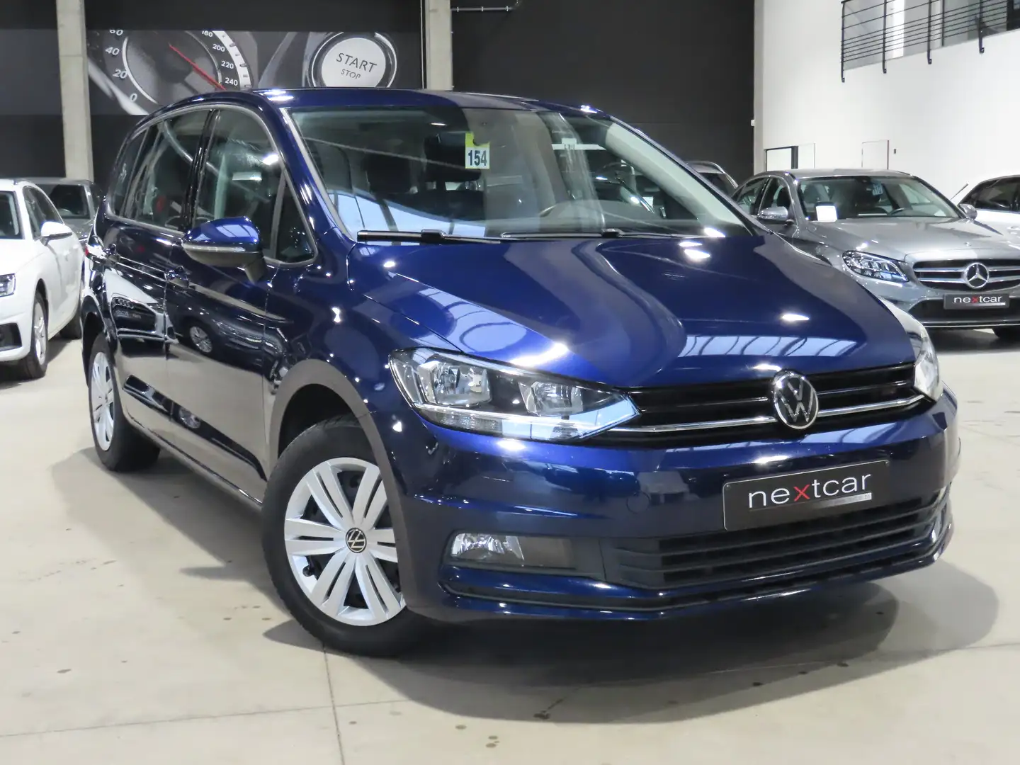 Volkswagen Touran 1.5 TSI Trendline **NAVI-BIZONE-CRUISE-PARKING** Bleu - 2