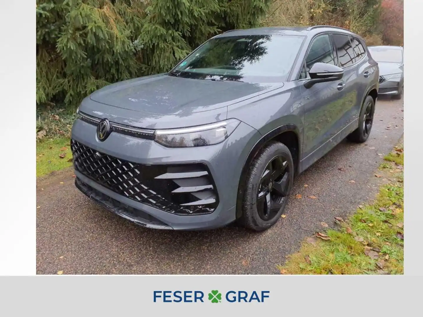 Volkswagen Tayron R Line 2.0 TDI 4M 7-Sitze HUD 360° H/K AHK Grijs - 1
