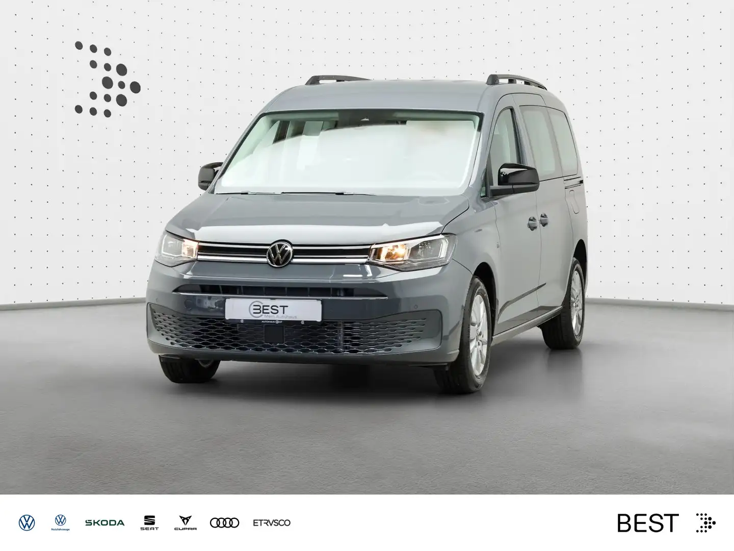 Volkswagen Caddy Life 7-Sitzer 2.0 TDI *RFK*PDC*GRA* Gris - 1