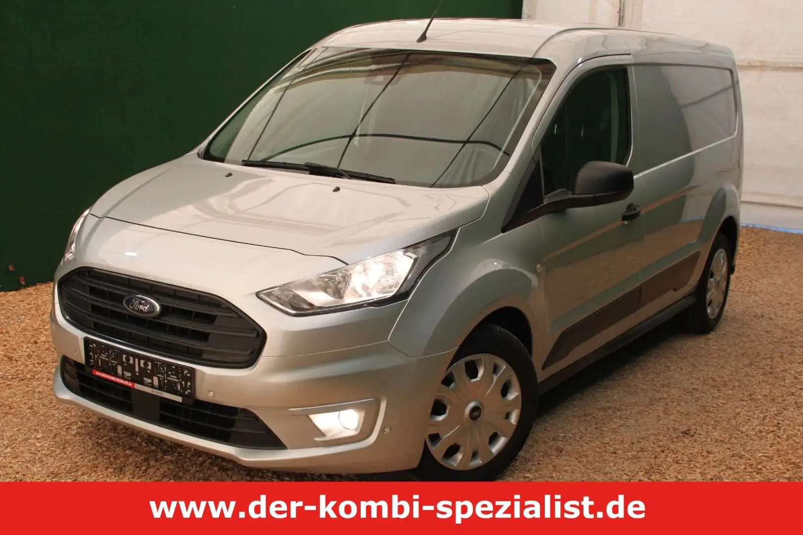 Ford Transit Connect lang L2/ Klima/ PDC/ 1.Hd/ 63tkm Silber - 1