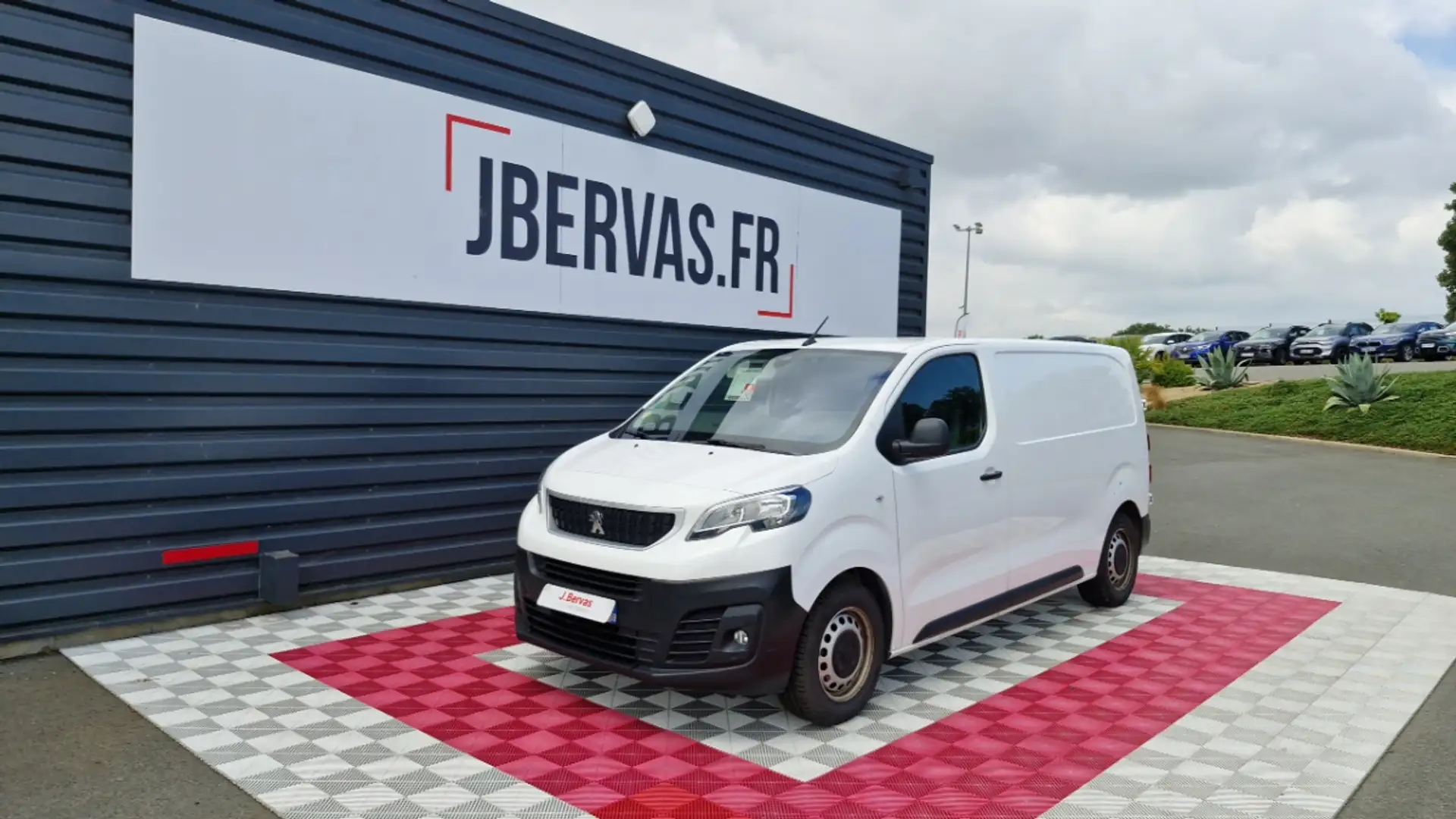 Peugeot Expert tole standard bluehdi 180 ss eat8 asphalt Blanc - 1