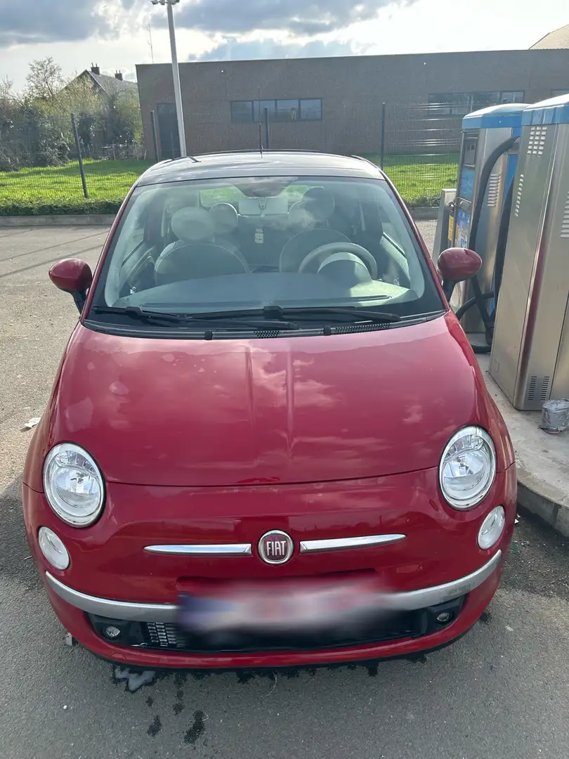 Fiat 500 1.2i Lounge PUR-02 Stop & Start Rood - 1