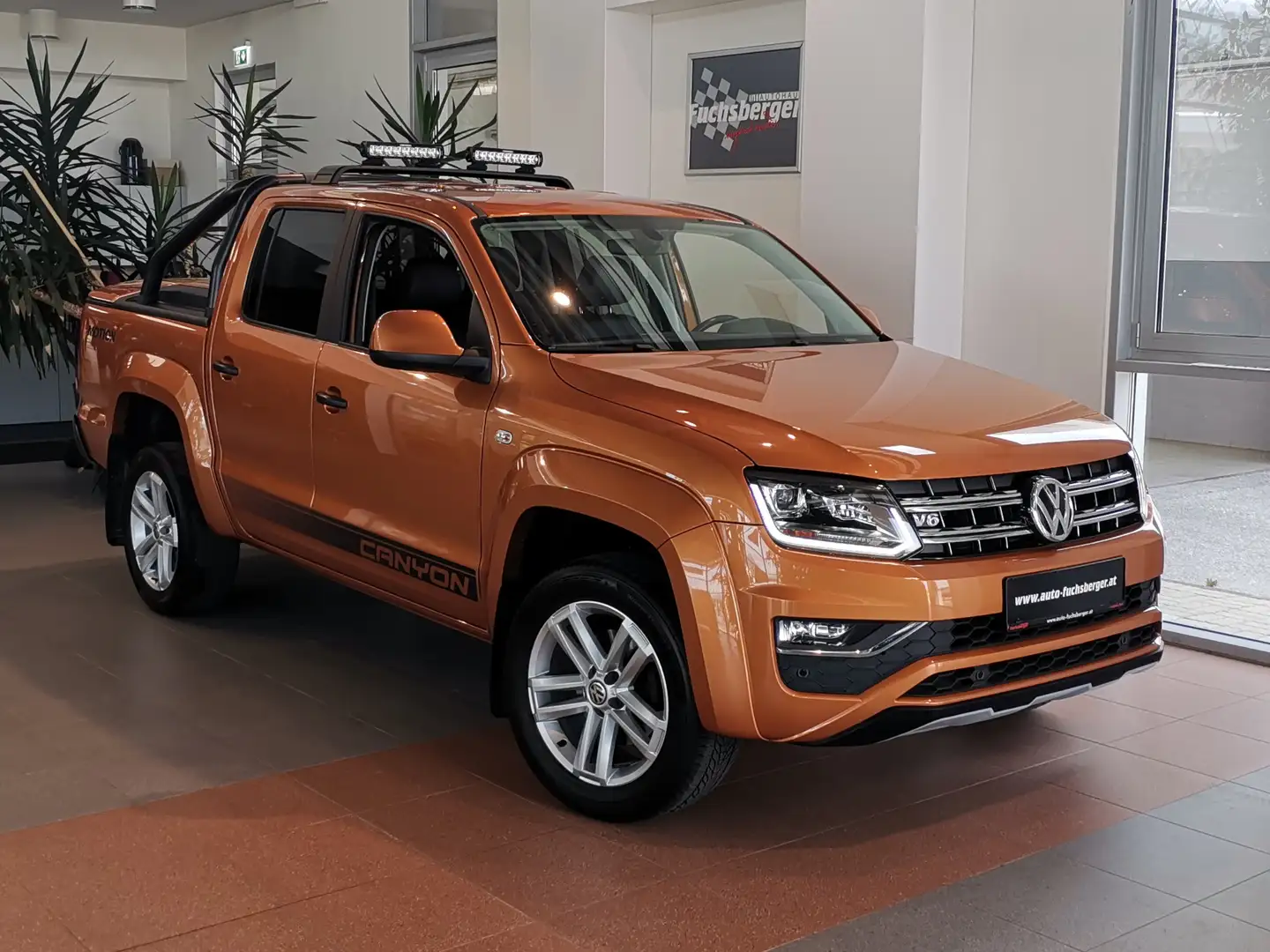Volkswagen Amarok Canyon 4Motion STHZ*Sperre*AHK*Leder*LED*Voll*MWST Orange - 1