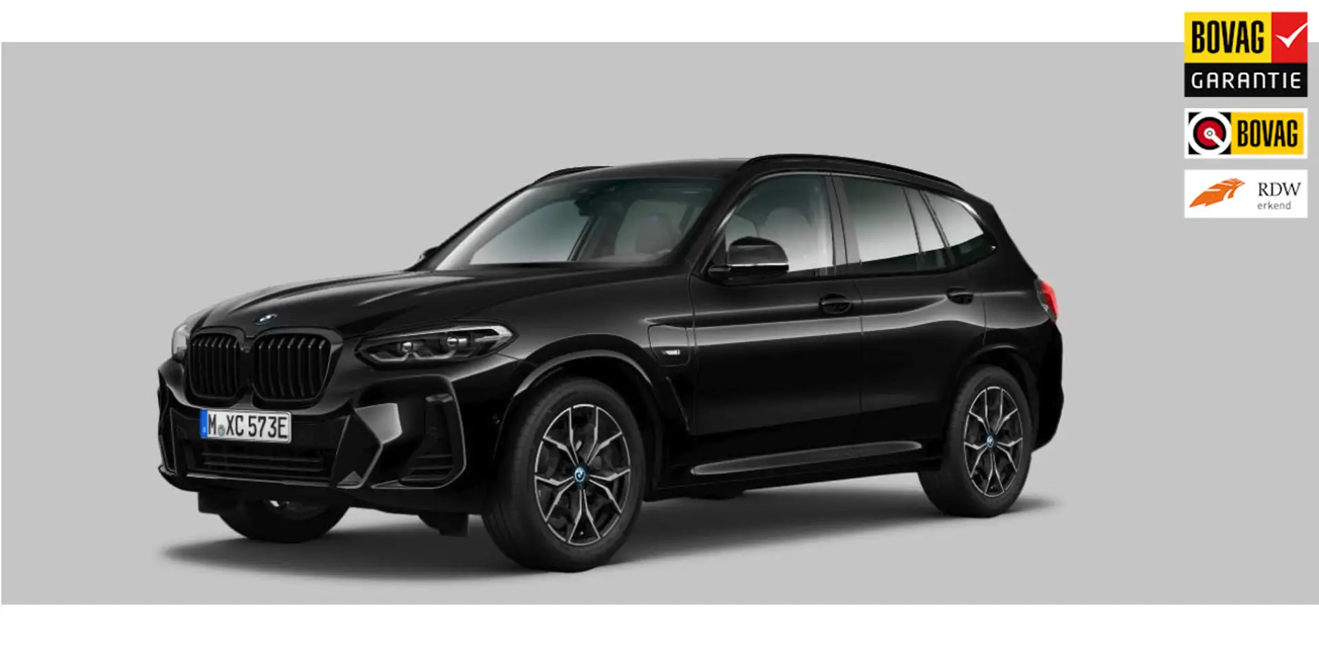 BMW X3 XDrive30e High Executive M Sport|Leder|Ambient|Par Zwart - 1