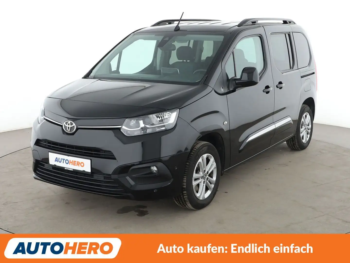 Toyota Proace City 1.2 Turbo L1 Team D Aut*TEMPO*CAM*PDC*SHZ* Noir - 1