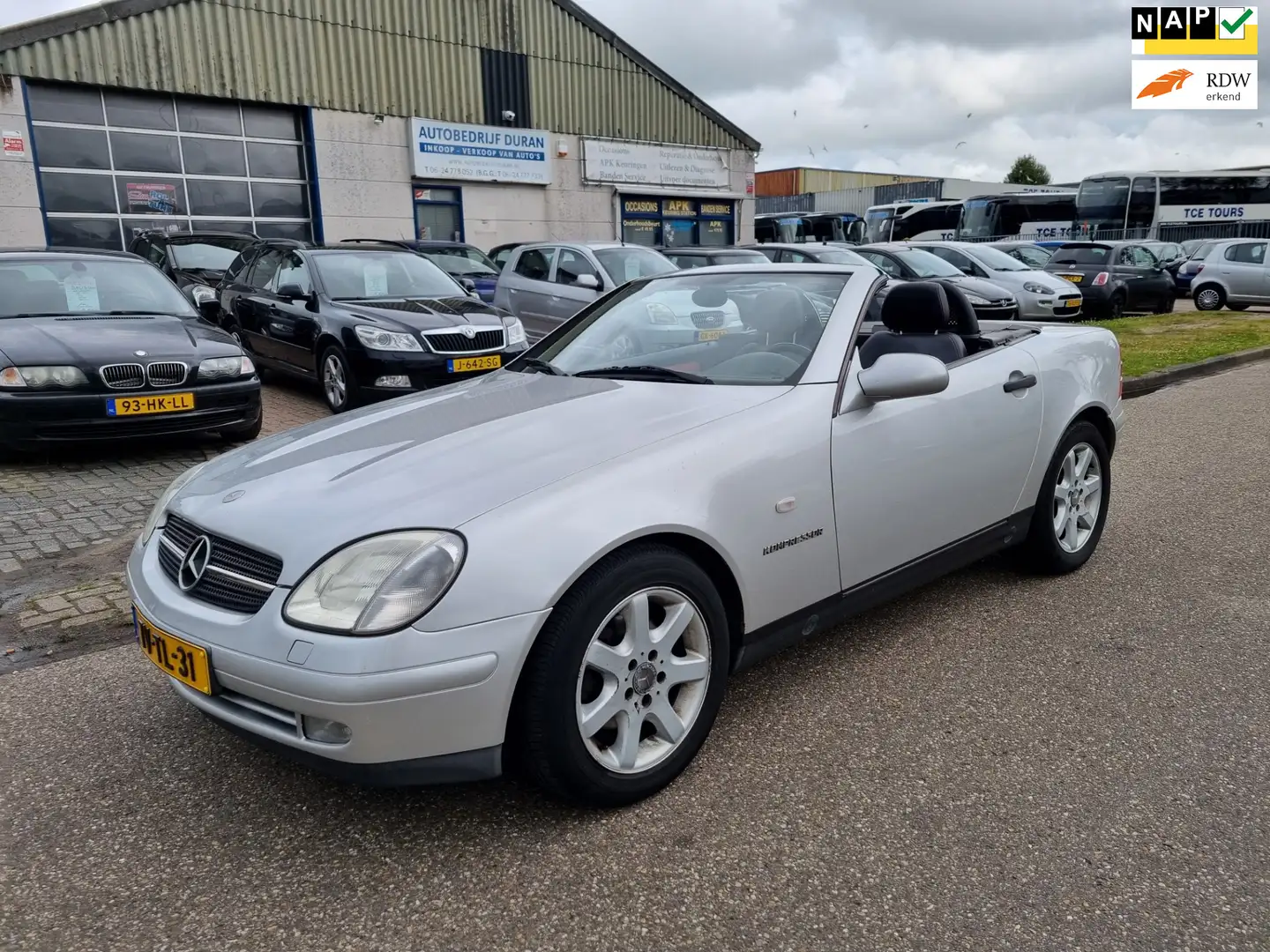 Mercedes-Benz SLK 230 K. Airco! Cruise control! AUTOMAAT NAP! siva - 1
