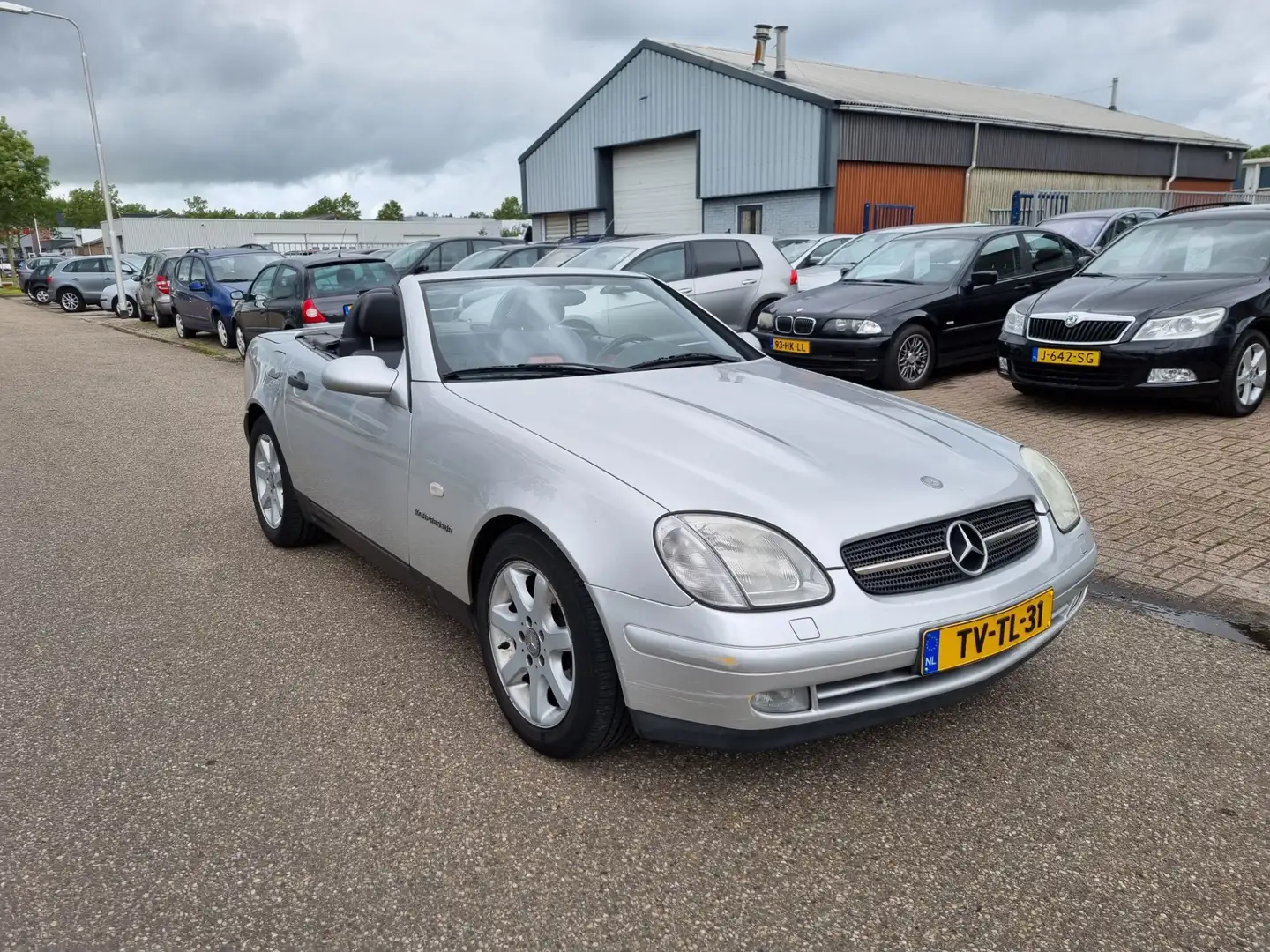 Mercedes-Benz SLK 230 K. Airco! Cruise control! AUTOMAAT NAP! siva - 2
