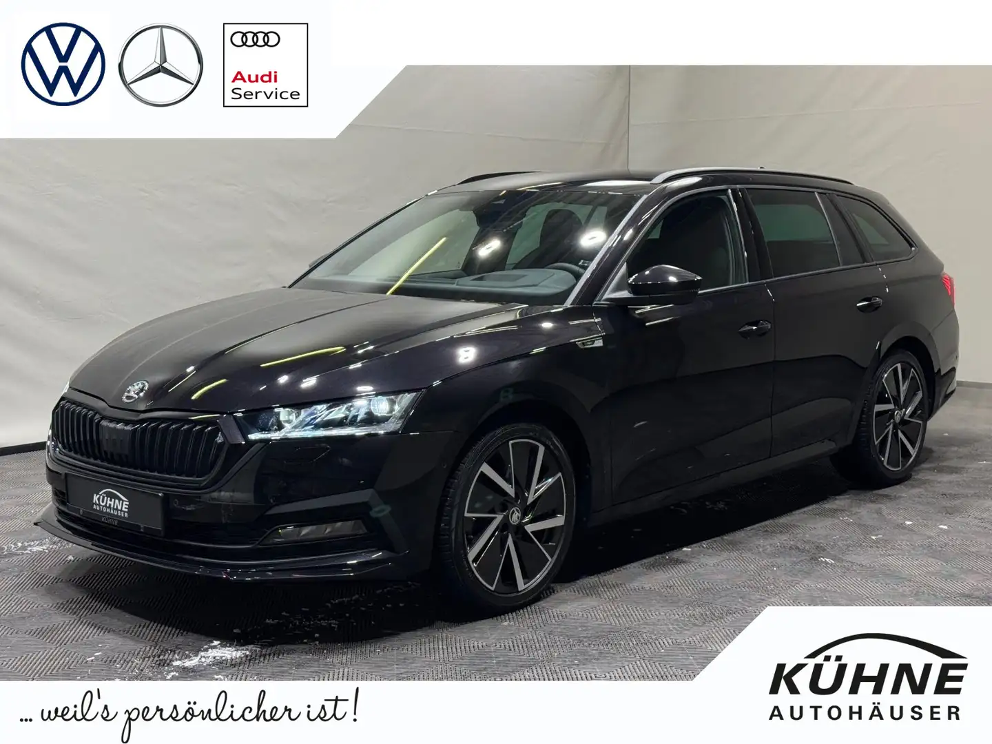 Skoda Octavia Combi Sportline 2.0 TDI DSG 4x4 | MATRIX Schwarz - 1