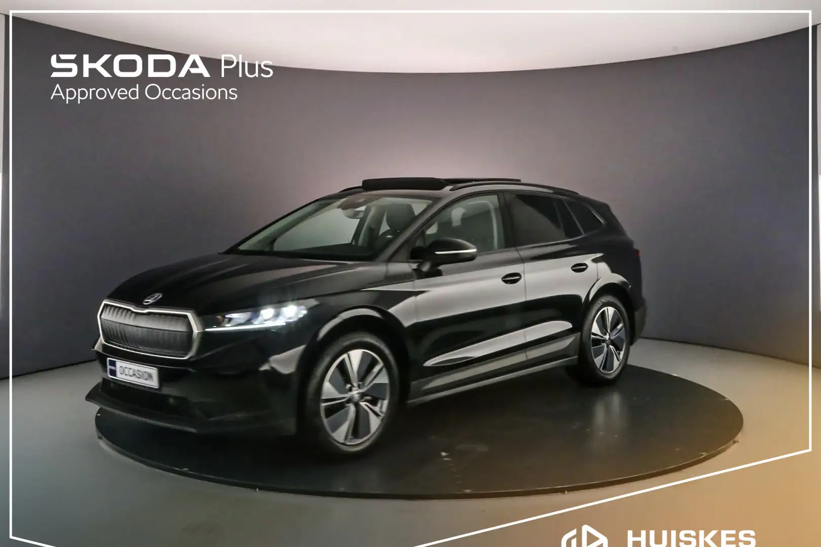 Skoda Enyaq iV 148pk Automaat Panoramadak, Adaptive cruise con Negro - 1
