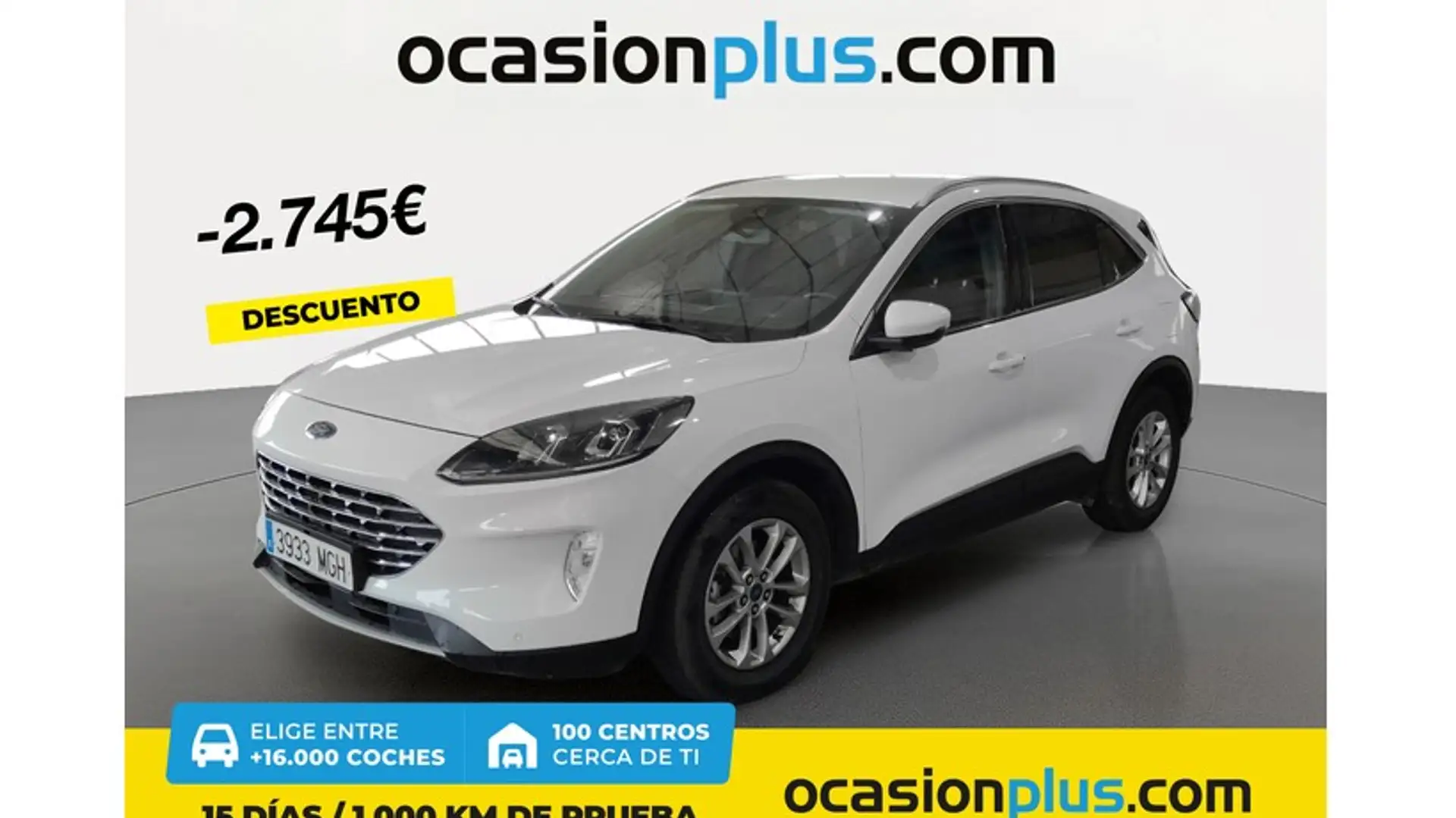 Ford Kuga 1.5 EcoBoost Titanium FWD 150 Blanc - 1