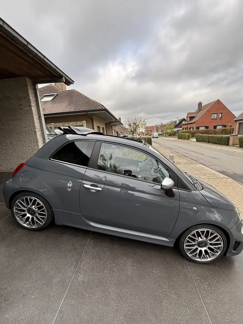 Abarth 595 Turismo cabriolet Grijs - 2
