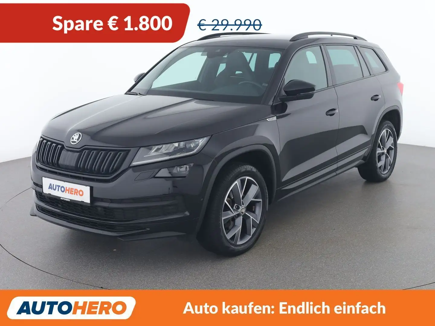 Skoda Kodiaq 2.0 TDI Sportline 4x4 Schwarz - 1