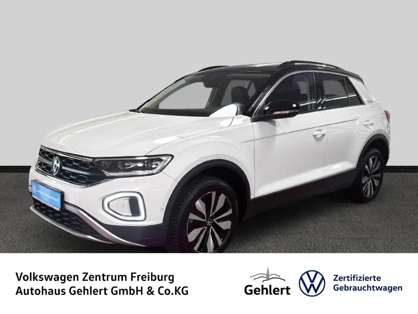 Volkswagen T-Roc Goal 2.0 TDI DSG AHK Navi ACC Rückfahrkamera Weiß - 1