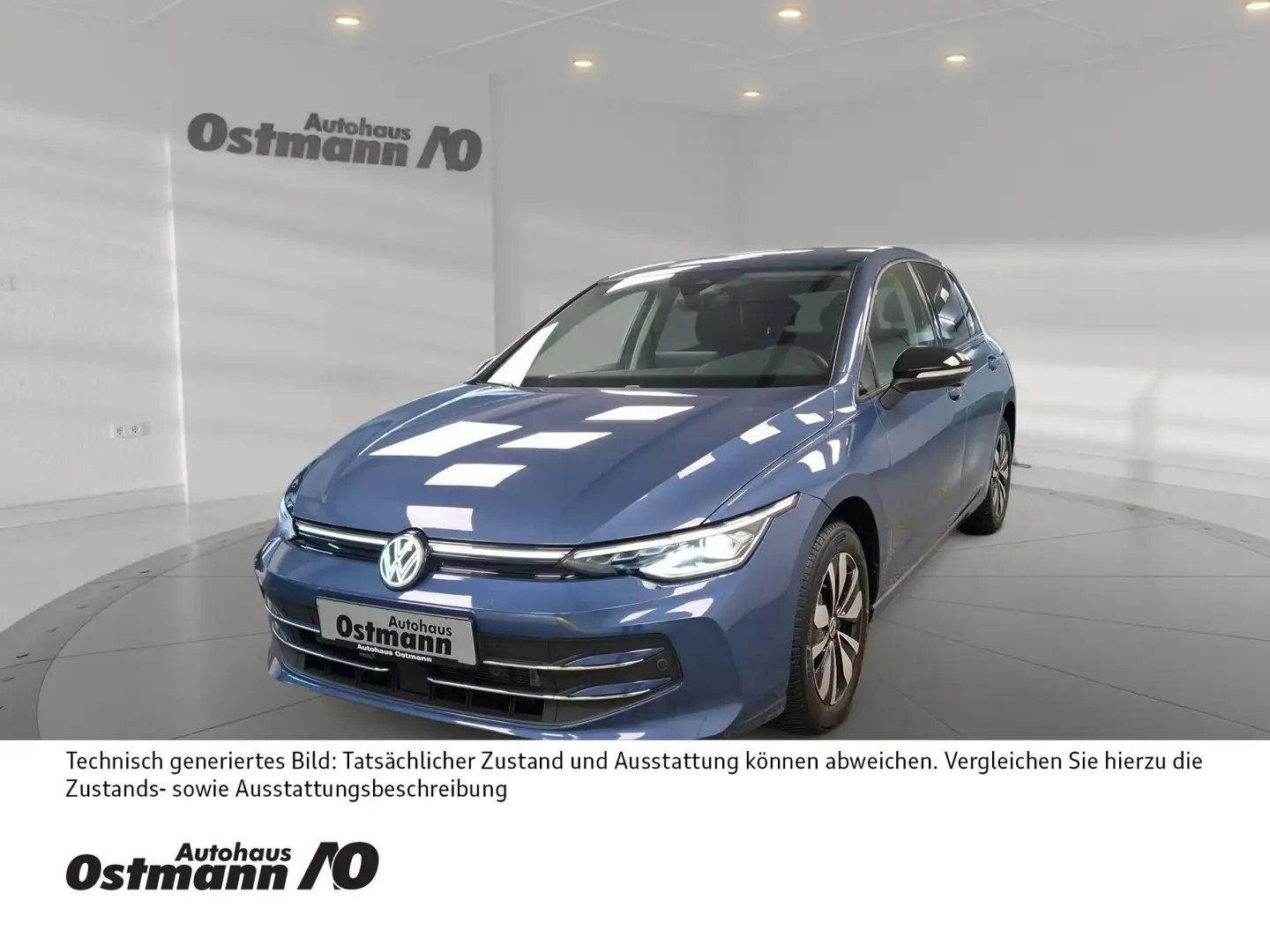 Volkswagen Golf VIII 2.0 TDI Goal AHK RFK LED Navi 12,9'' Blau - 1